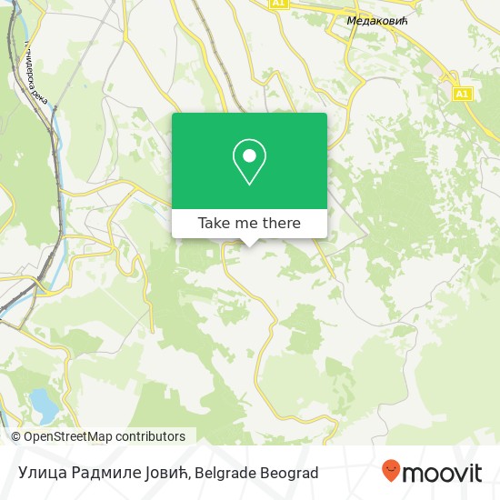 Улица Радмиле Јовић map