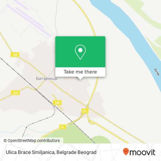 Ulica Brace Smiljanica map