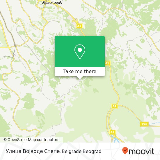 Улица Војводе Степе map