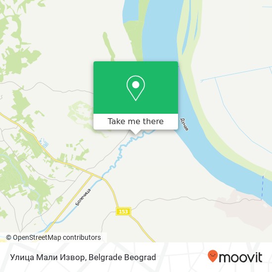 Улица Мали Извор map