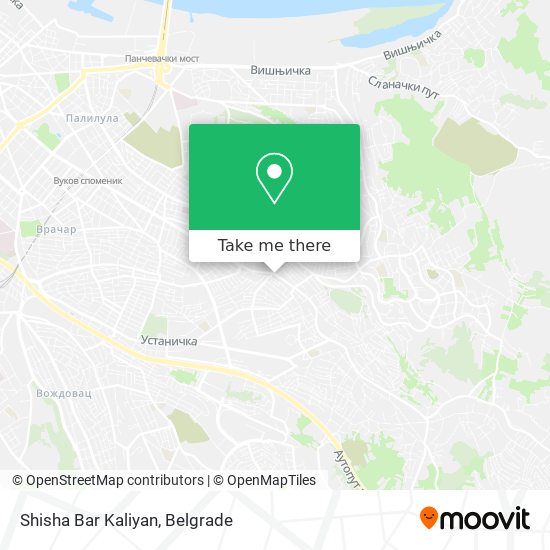 Shisha Bar Kaliyan map