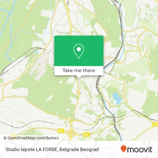 Studio lepote LA FORSE map