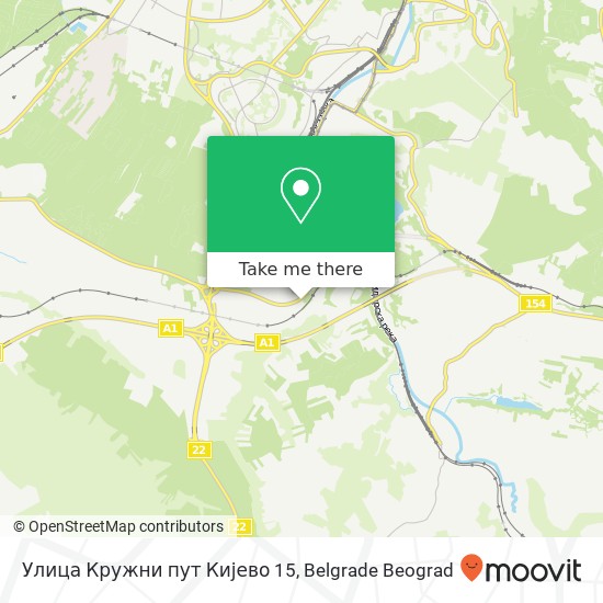 Улица Кружни пут Кијево 15 map