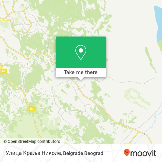 Улица Краља Николе map