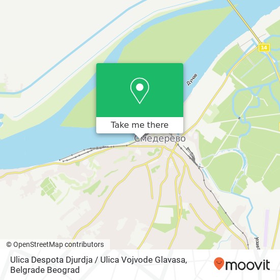 Ulica Despota Djurdja / Ulica Vojvode Glavasa map