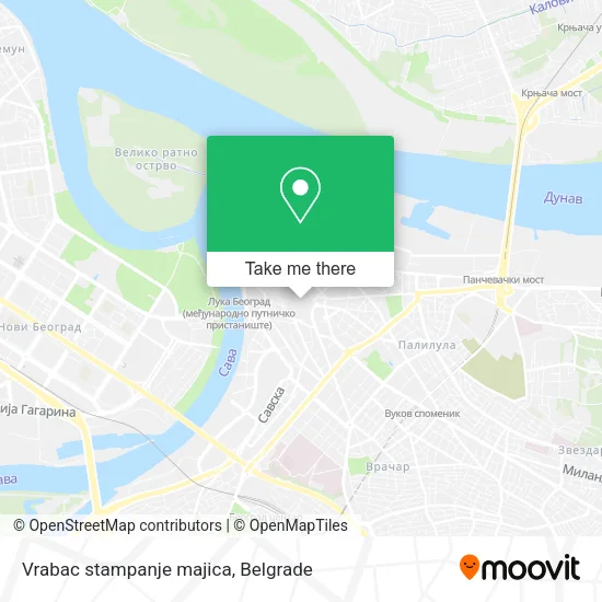 Vrabac stampanje majica map