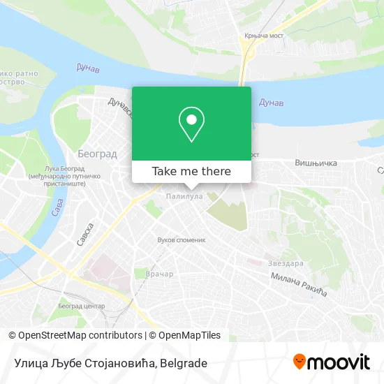 Улица Љубе Стојановића map