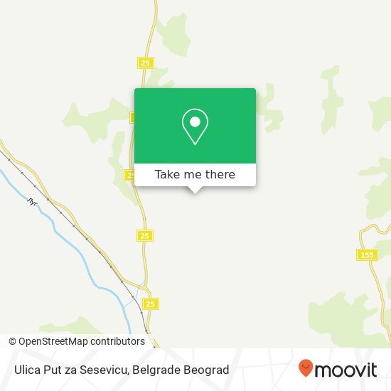 Ulica Put za Sesevicu map