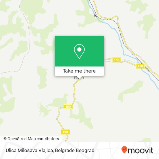 Ulica Milosava Vlajica map