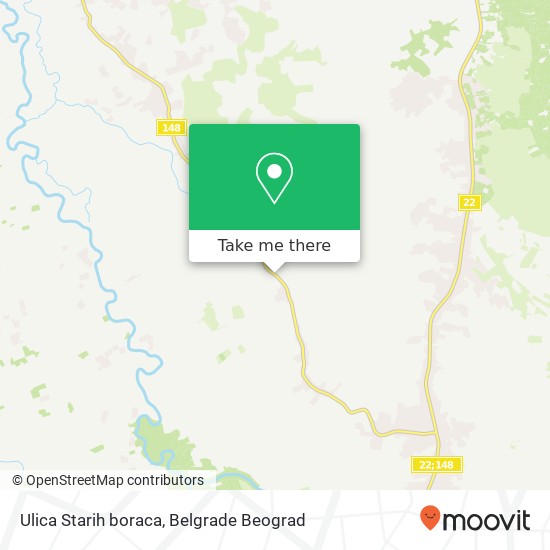 Ulica Starih boraca map