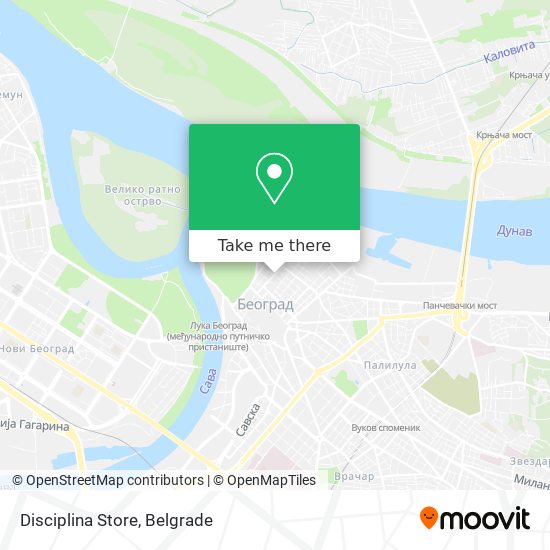 Disciplina Store map