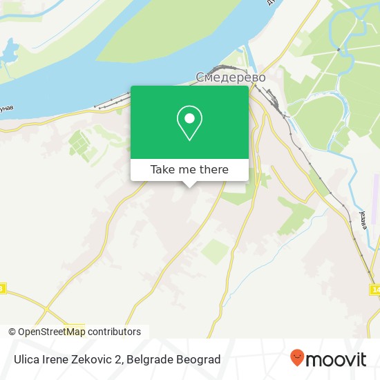 Ulica Irene Zekovic 2 map