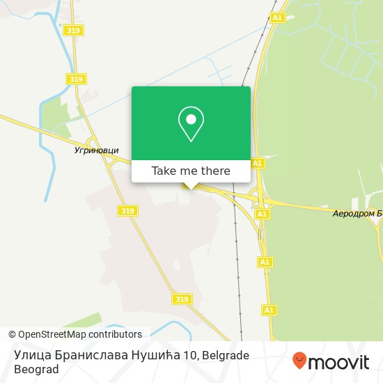 Улица Бранислава Нушића 10 map