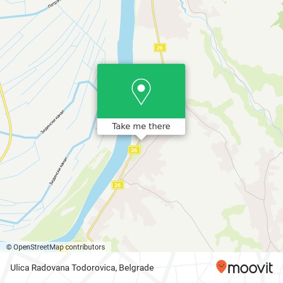 Ulica Radovana Todorovica map