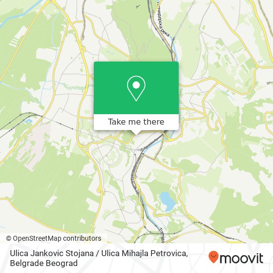 Ulica Jankovic Stojana / Ulica Mihajla Petrovica map