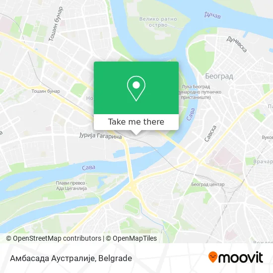 Амбасада Аустралије map