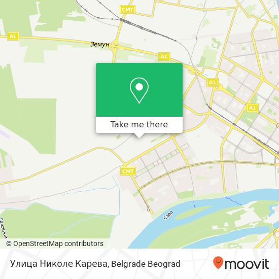 Улица Николе Карева map