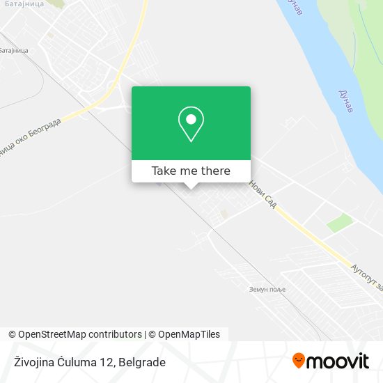 Živojina Ćuluma 12 map