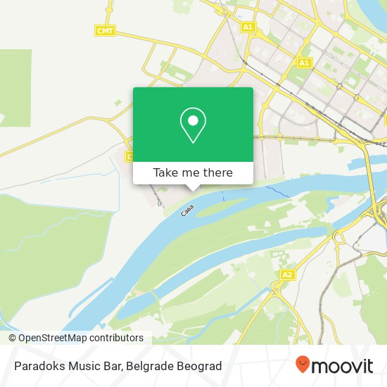 Paradoks Music Bar map