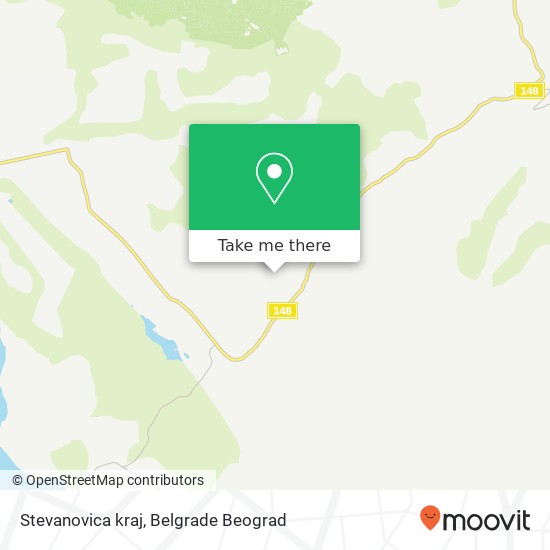 Stevanovica kraj map