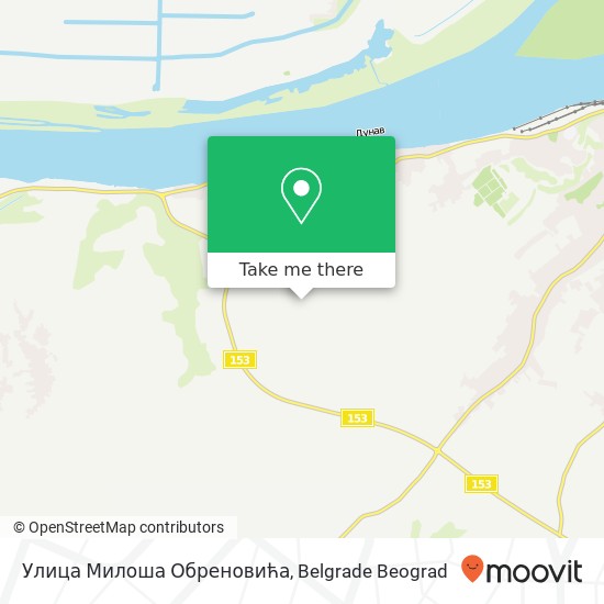 Улица Милоша Обреновића map