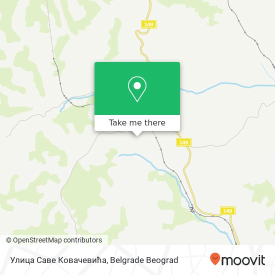 Улица Саве Ковачевића map