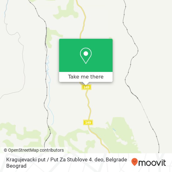 Kragujevacki put / Put Za Stublove 4. deo map