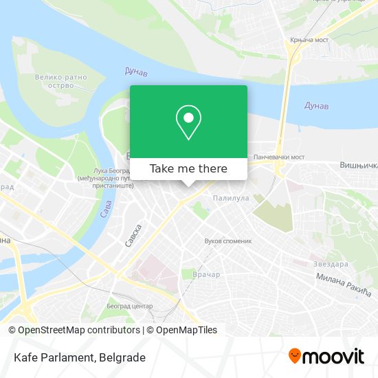 Kafe Parlament map