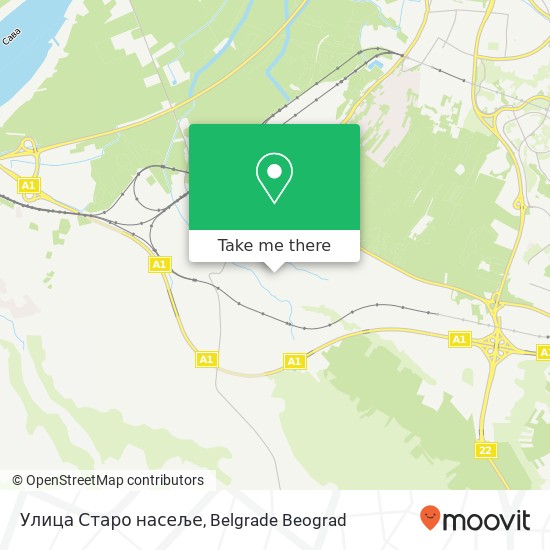 Улица Старо насеље map