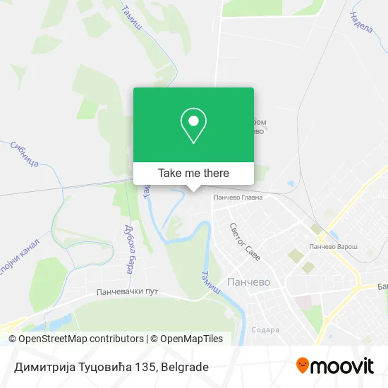Димитрија Туцовића 135 map