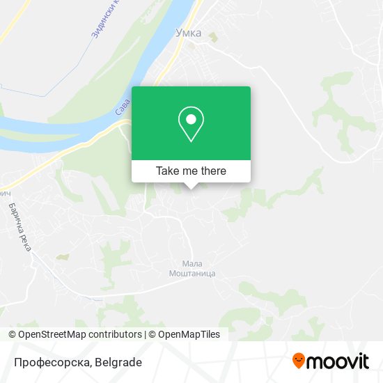 Професорска map