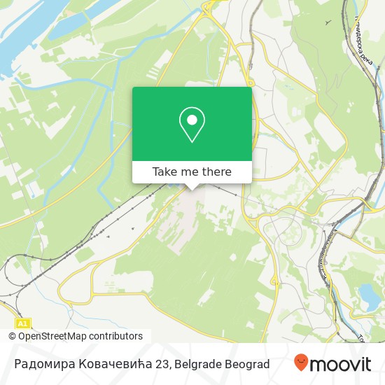 Радомира Ковачевића 23 map