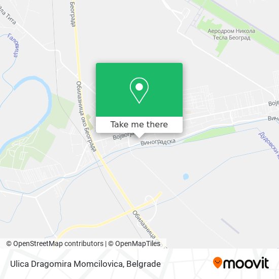 Ulica Dragomira Momcilovica map