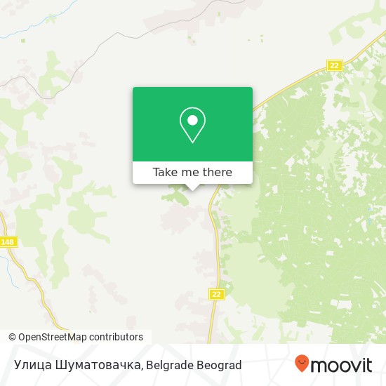 Улица Шуматовачка map