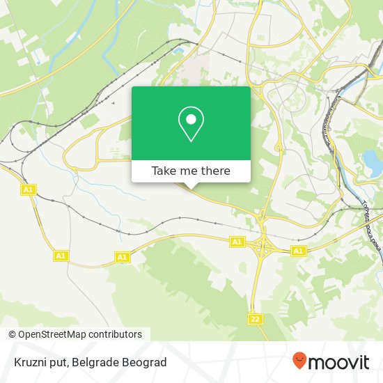 Kruzni put map