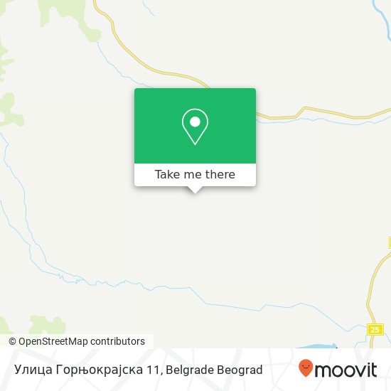 Улица Горњокрајска 11 map