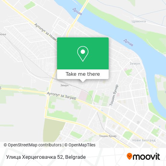 Улица Херцеговачка 52 map