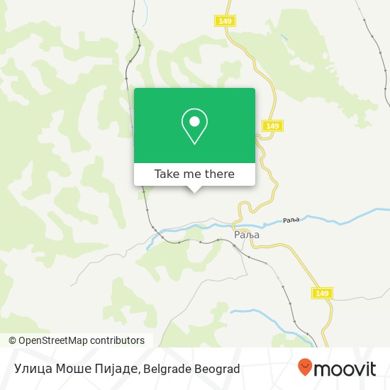 Улица Моше Пијаде map