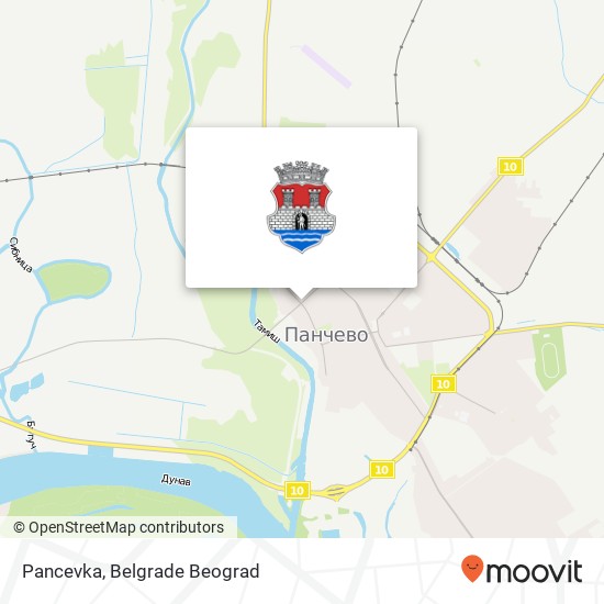 Pancevka map