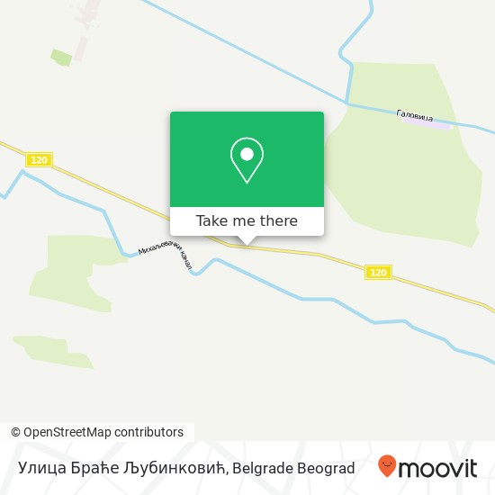 Улица Браће Љубинковић map