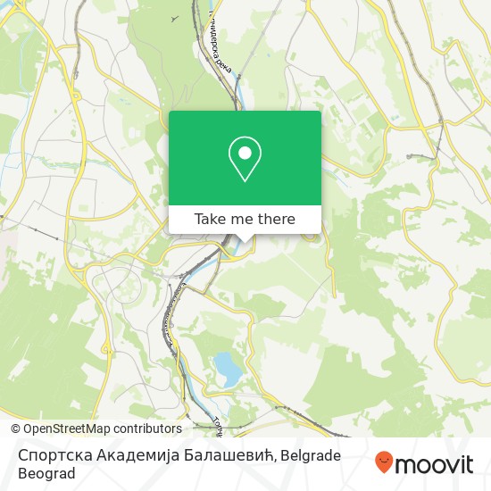 Спортска Академија Балашевић map