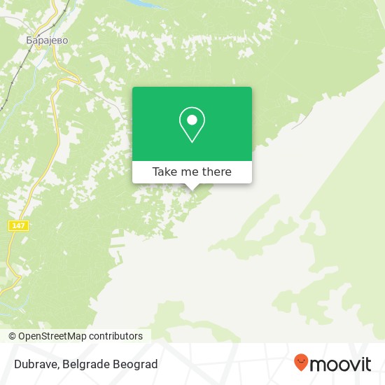 Dubrave map