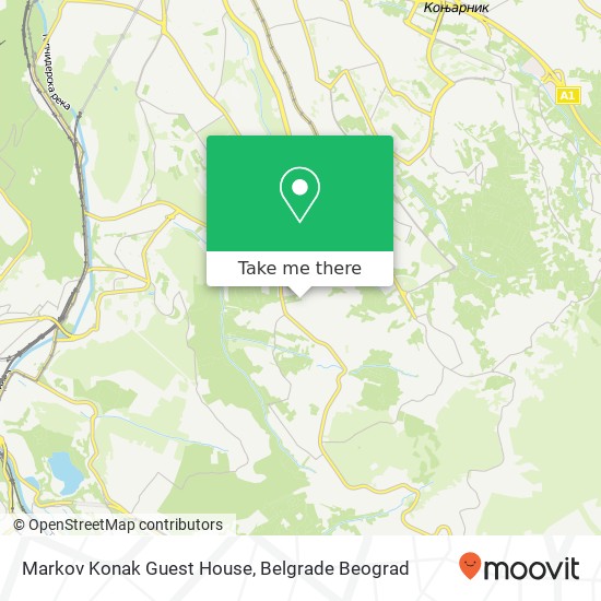 Markov Konak Guest House map