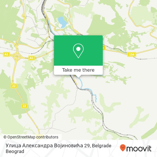 Улица Александра Војиновића 29 map