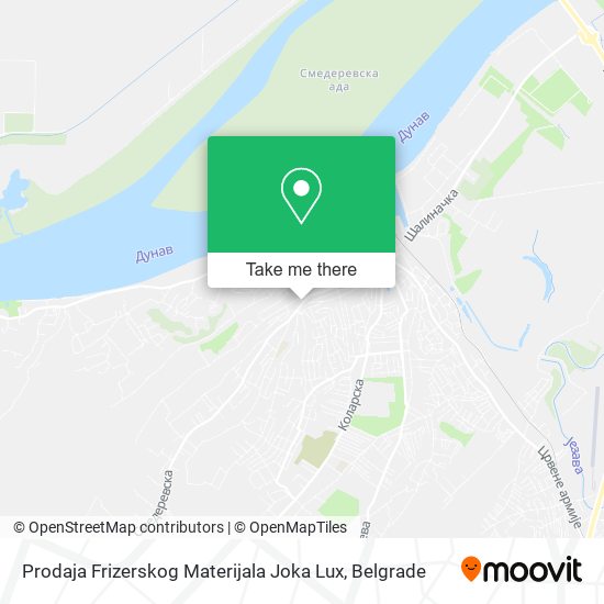 Prodaja Frizerskog Materijala Joka Lux map