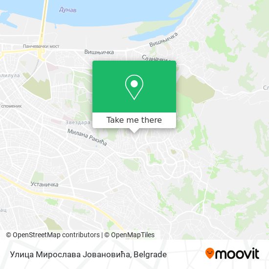 Улица Мирослава Јовановића map