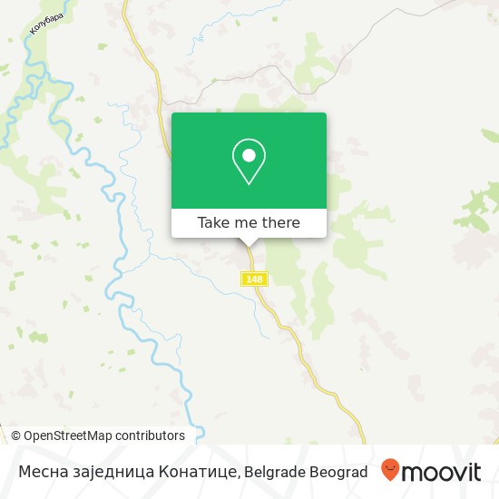 Месна заједница Конатице map