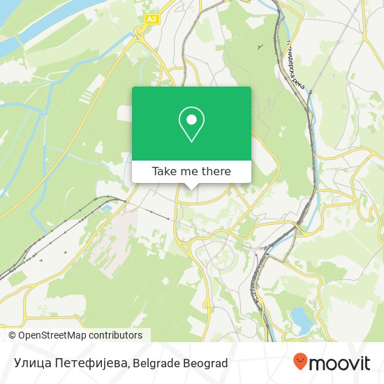 Улица Петефијева map