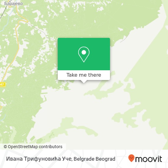 Ивана Трифуновића Уче map