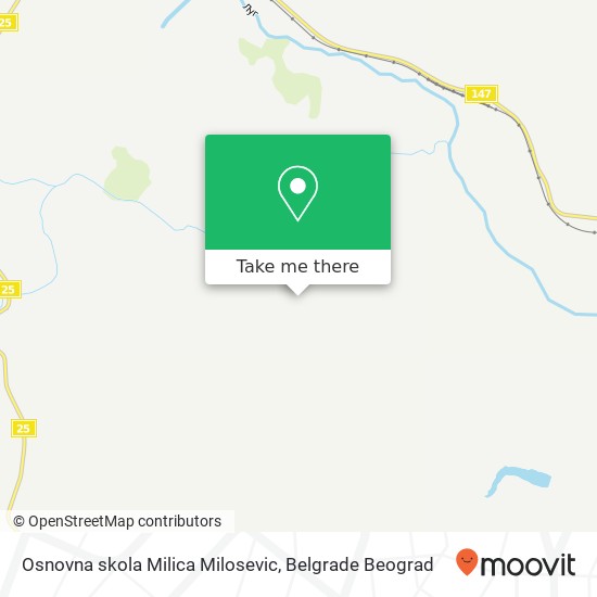 Osnovna skola Milica Milosevic map